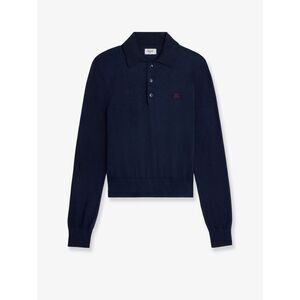 Celine Women Cotton Polo Sweater